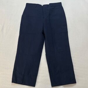 Pantalon Brooks Brothers Caroline Fit – Lin Bleu, Taille 6, Doublé, Occasion